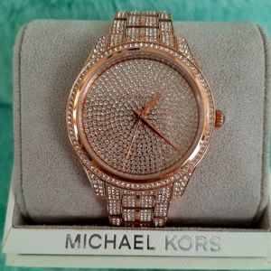 ⏳⏱Michael Kors MK3931 Rose Gold Pave Watch